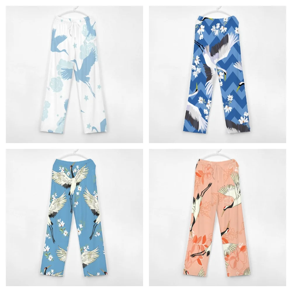 Crane Pattern Pajama Pants Mens Womens Lounge Pants Super Soft Unisex Sleep Pajama Bottoms with Pockets Drawstring
Crane Pattern Pajama Pants Mens Womens Lounge Pants Super Soft Unisex Sleep Pajama Bottoms with Pockets Drawstring