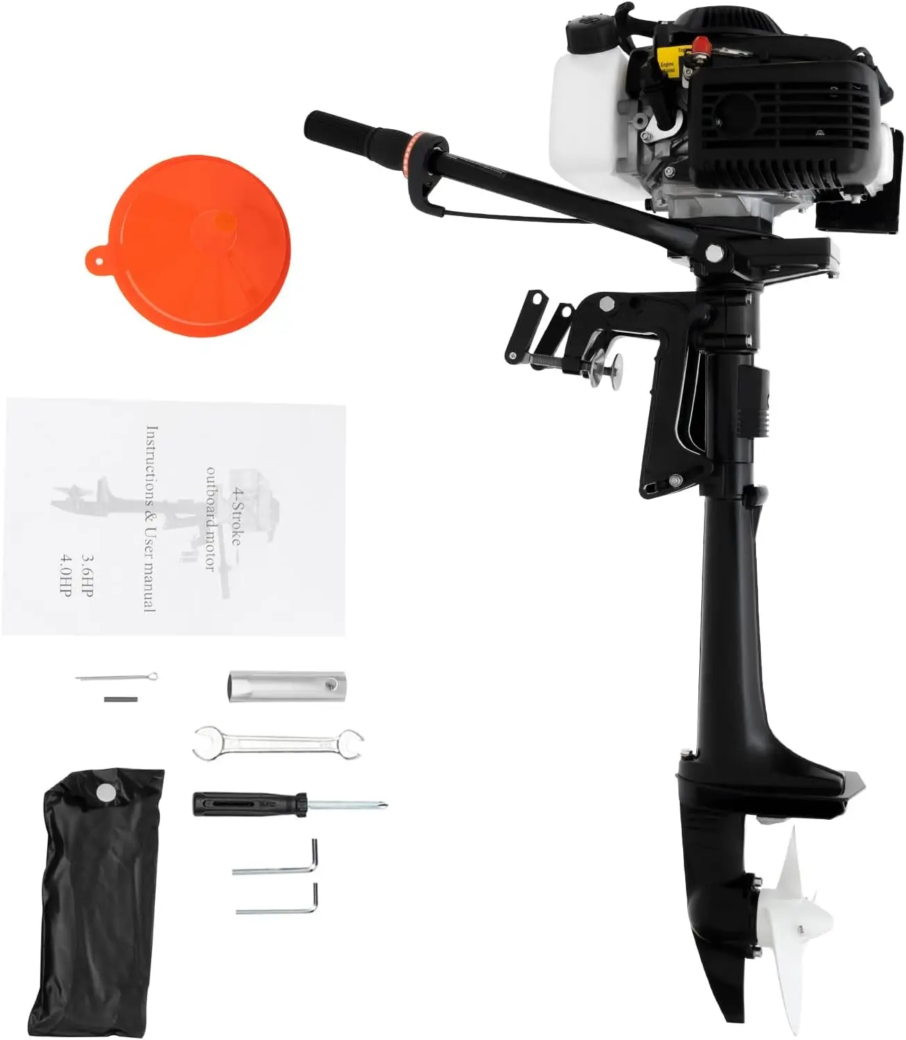 4 Stroke Outboard Motor, 4HP Boat Motor System Fishing Boat Engine w/Air-Cooling & CDI Ignition System Professional Short Shaft Boat Engine for Fishing Boats Inflatable Boats
4 Stroke Outboard Motor, 4HP Boat Motor System Fishing Boat Engine w/Air-Cooling & CDI Ignition System Professional Short Shaft Boat Engine for Fishing Boats Inflatable Boats