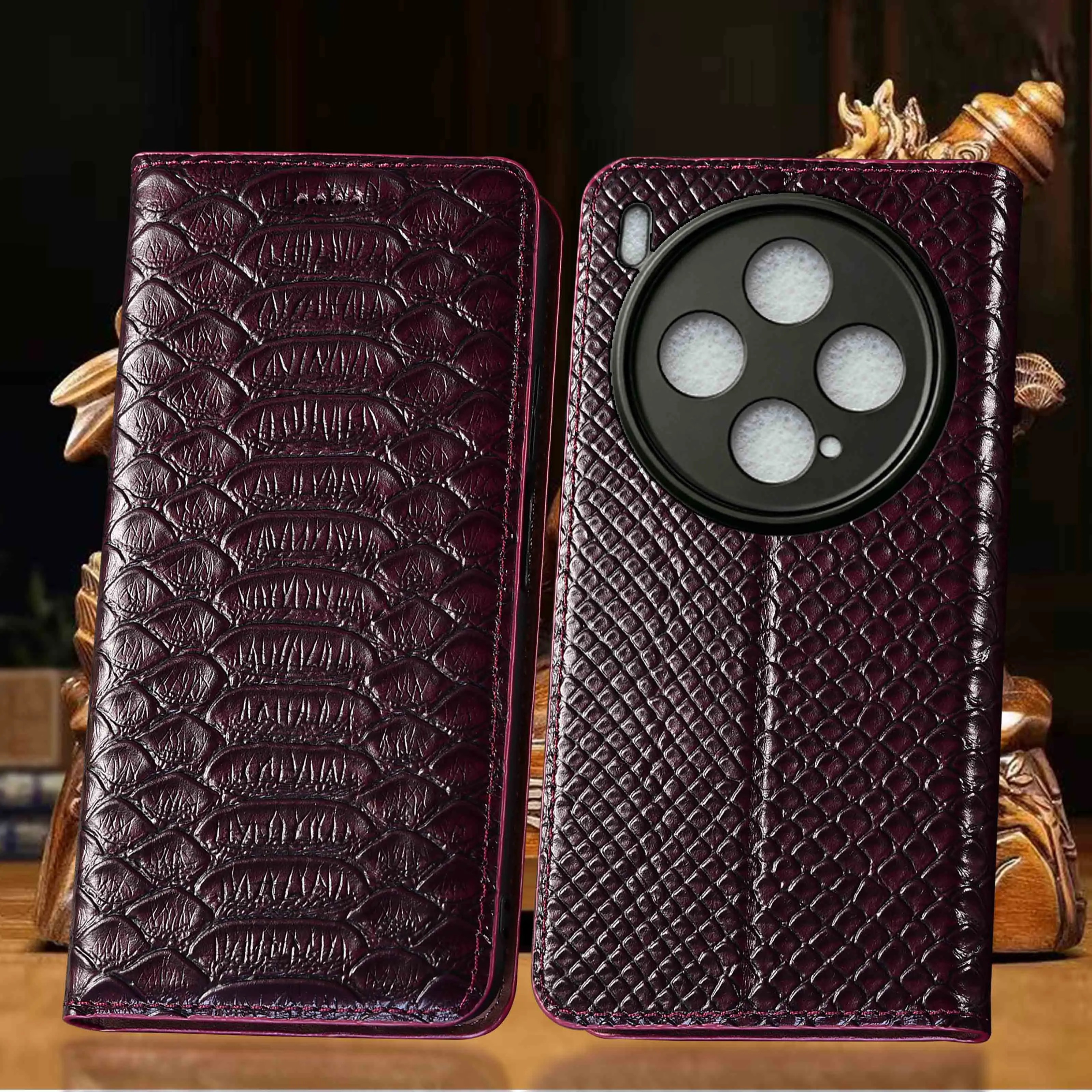 Genuine Leather Phone Case For Vivo X100 X100S X200 X200S X300 X300S Pro Ultra FE Mini Python Pattern Of Wallte Flip Cover Case
Genuine Leather Phone Case For Vivo X100 X100S X200 X200S X300 X300S Pro Ultra FE Mini Python Pattern Of Wallte Flip Cover Case