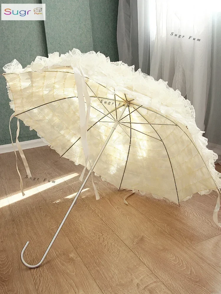 Двухслойный кружевной зонт Peixin, женский европейский ретро-стиль суда, арочная изогнутая ручка, прямой стержень, розовая бахрома
Двухслойный кружевной зонт Peixin, женский европейский ретро-стиль суда, арочная изогнутая ручка, прямой стержень, розовая бахрома