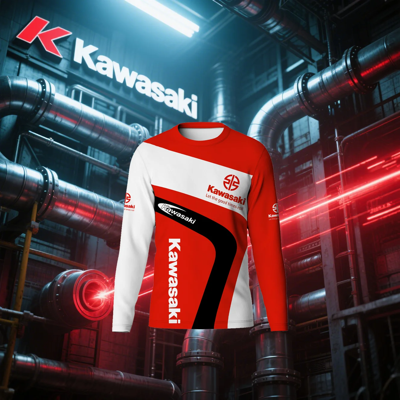 Мотоциклетная футболка Kawasaki, новая футболка Kawasaki, летняя футболка для верховой езды, солнцезащитный крем, быстросохнущая, впитывающая пот, футболка с длинным рукавом 
Мотоциклетная футболка Kawasaki, новая футболка Kawasaki, летняя футболка для верховой езды, солнцезащитный крем, быстросохнущая, впитывающая пот, футболка с длинным рукавом