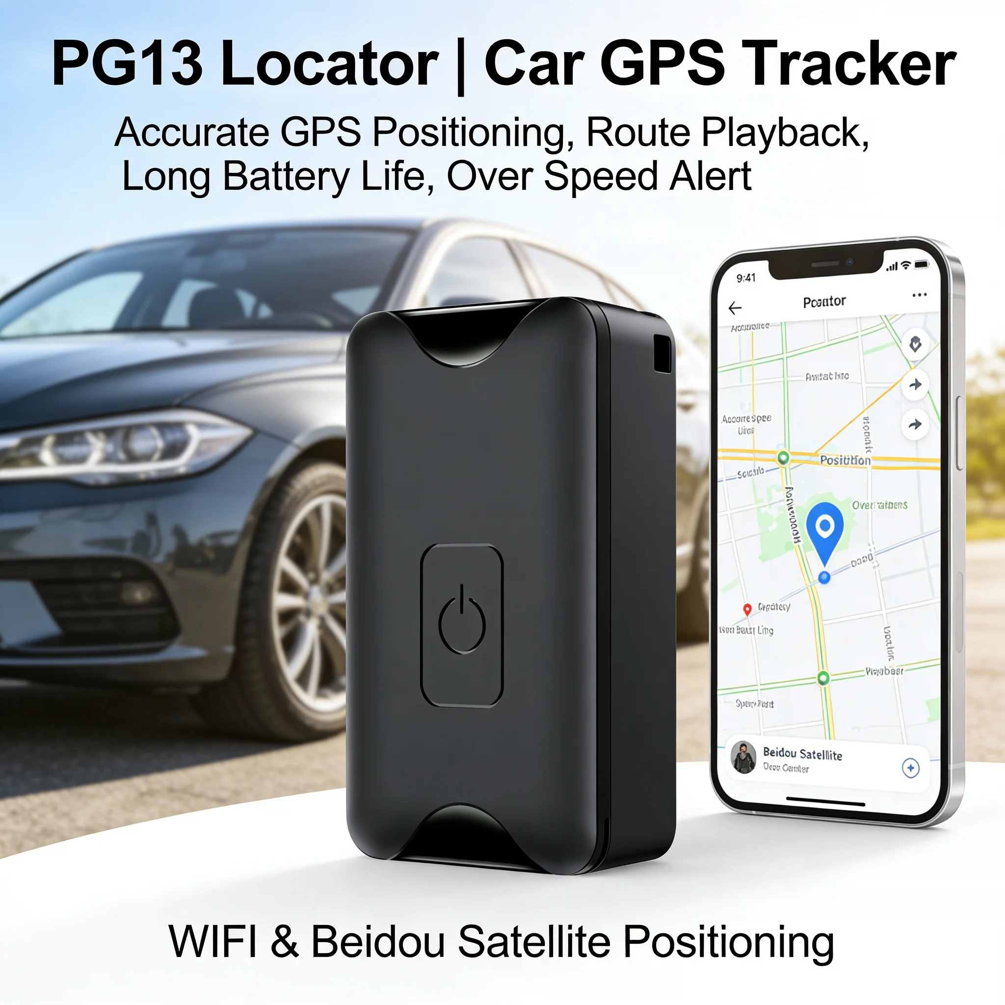 4G GPS tracker PG13 locator, car tracker real time positioning terminal global anti-theft device WIFI locator,tracking device
4G GPS tracker PG13 locator, car tracker real time positioning terminal global anti-theft device WIFI locator,tracking device