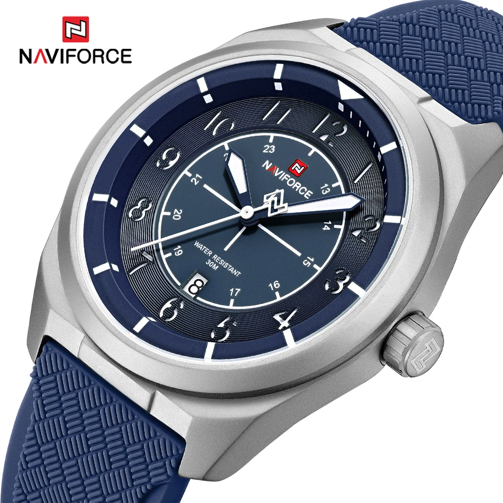 NAVIFORCE Top Luxury Brand Sports Watch Men Fashion Casual Quartz Wristwatch Male Date Waterproof Leather Analog Clock
NAVIFORCE Top Luxury Brand Sports Watch Men Fashion Casual Quartz Wristwatch Male Date Waterproof Leather Analog Clock