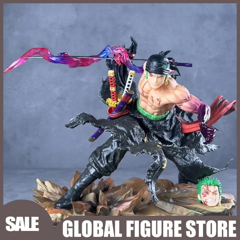 26cm One Piece Zoro Action Statue IU STUDIO Break Style Statue Bloody Sword Fight Scene Model Manga Collector's Gift for Fans 
26cm One Piece Zoro Action Statue IU STUDIO Break Style Statue Bloody Sword Fight Scene Model Manga Collector's Gift for Fans