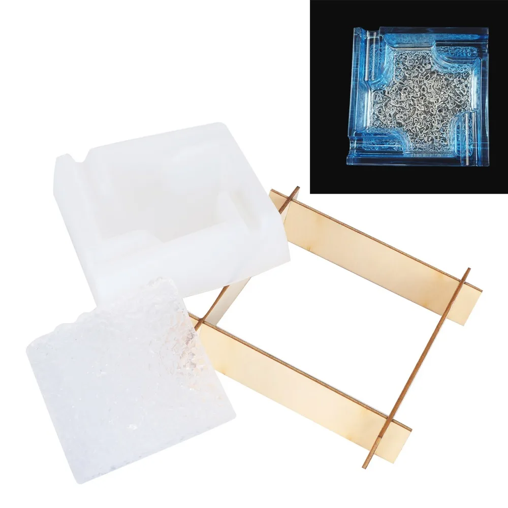 6pcs Mirror Surface Crystal Epoxy Mould DIY Mould Shaped Design Ashtray Silicone Mould Durable Silicone Resin Casting Mould
6pcs Mirror Surface Crystal Epoxy Mould DIY Mould Shaped Design Ashtray Silicone Mould Durable Silicone Resin Casting Mould