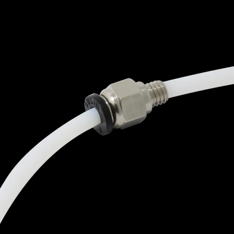 PC4-M6 Straight Pneumatic Fitting 4mm Outer Diameter Teflon Through Connector for 3D Printer Stable Sealing Anti-Leakage Easy
PC4-M6 Straight Pneumatic Fitting 4mm Outer Diameter Teflon Through Connector for 3D Printer Stable Sealing Anti-Leakage Easy