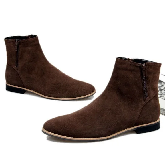 Winter Men's Chelsea Boots Cotton Snow Boots High Top Boots Briti Sle ort Boots Warmth Zip Closure Casual Low Heel
Winter Men's Chelsea Boots Cotton Snow Boots High Top Boots Briti Sle ort Boots Warmth Zip Closure Casual Low Heel