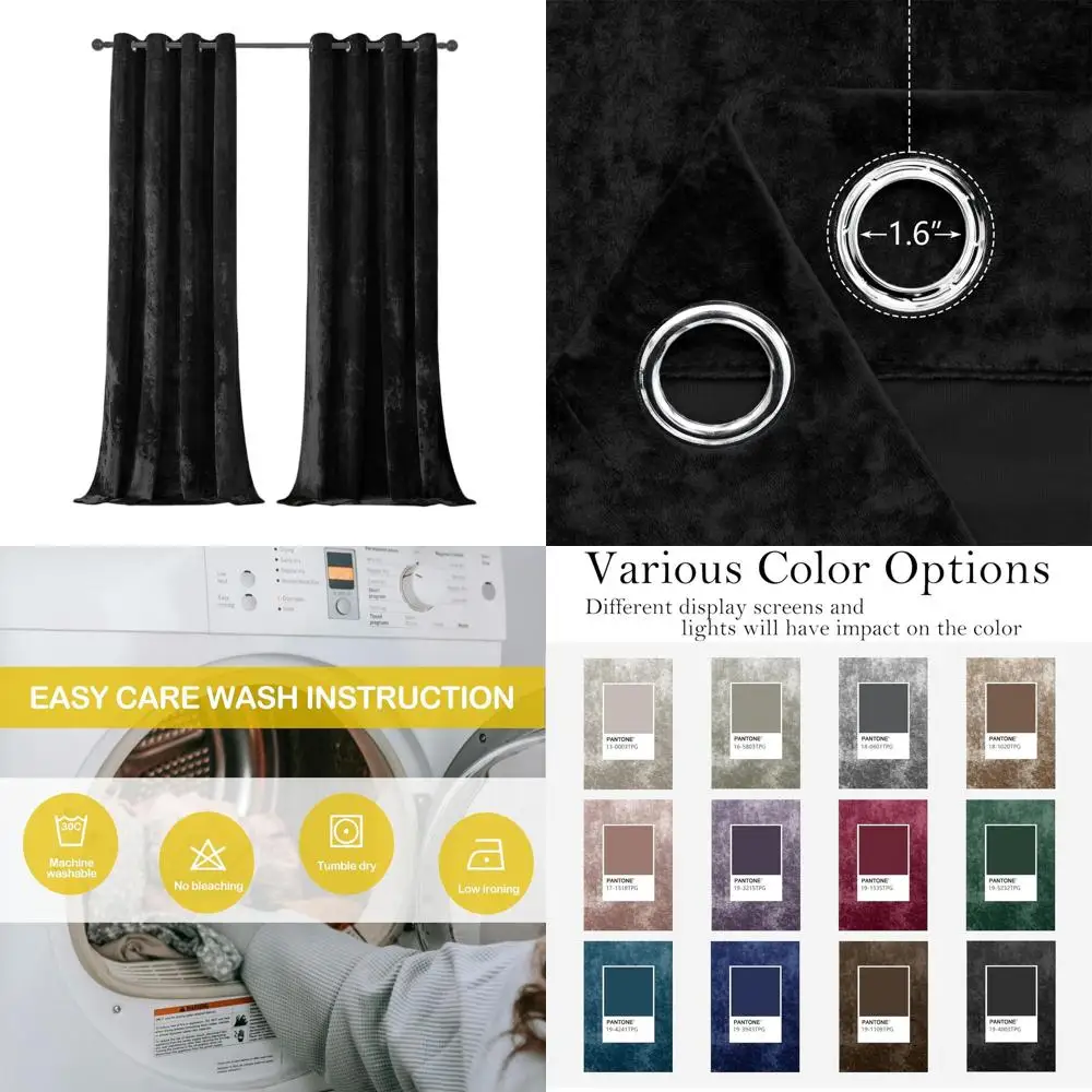 Роскошные бархатные шторы с термоизоляцией 52x96, звукоизоляционные и светопрофильвающие для гостиных, набор из 2 панелей
Роскошные бархатные шторы с термоизоляцией 52x96, звукоизоляционные и светопрофильвающие для гостиных, набор из 2 панелей