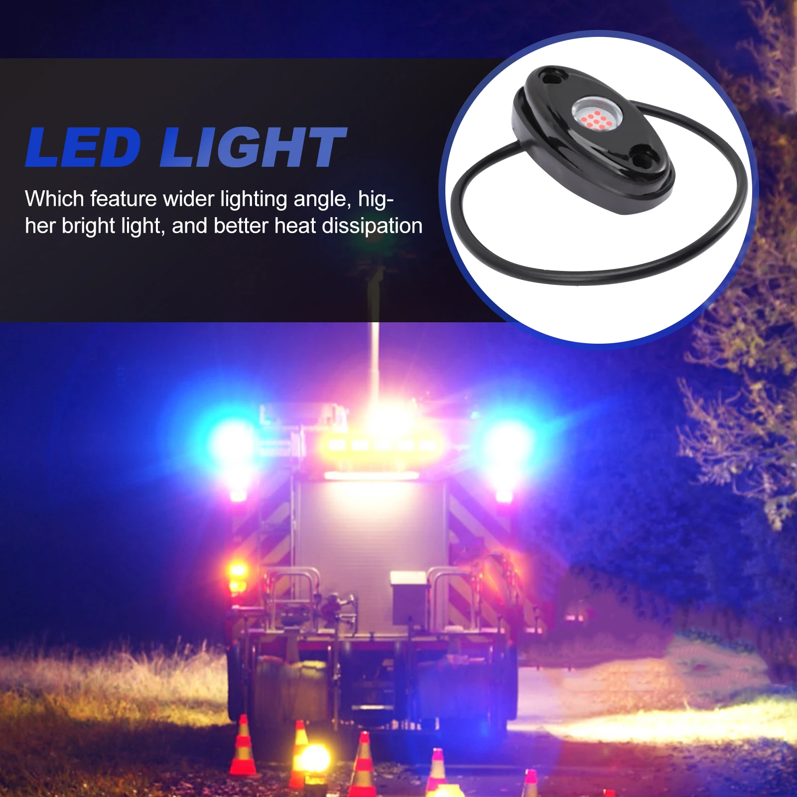 LED Car Lights Plastic Rock for Trucks Four Wheeler Accessories Waterproof Chassis Lighting Off road Vehicle Dome Neon
LED Car Lights Plastic Rock for Trucks Four Wheeler Accessories Waterproof Chassis Lighting Off road Vehicle Dome Neon
