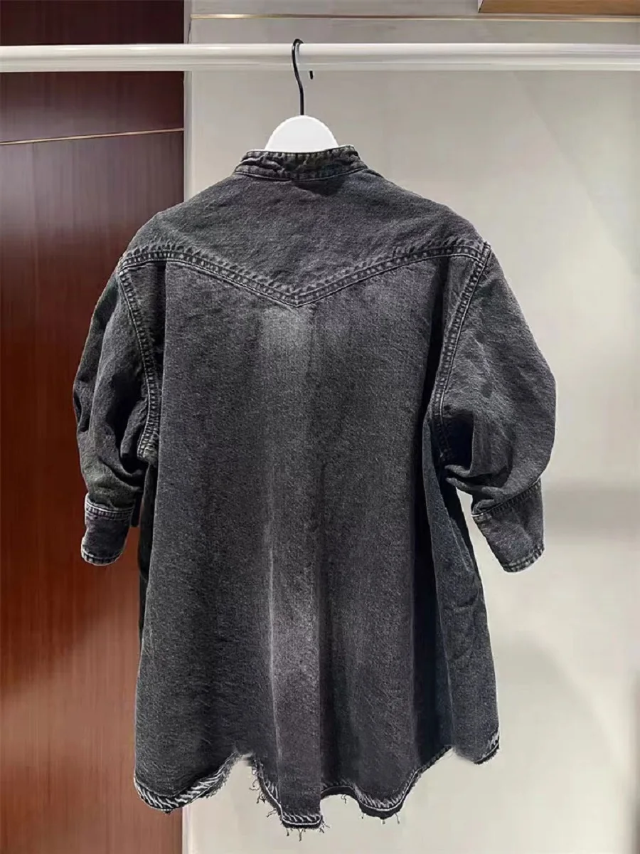 LOOGENE FogSacai Женский вязаный джинсовый свитшот большого размера в стиле пэчворк ort Sve круглый топ из органического хлопка
LOOGENE FogSacai Женский вязаный джинсовый свитшот большого размера в стиле пэчворк ort Sve круглый топ из органического хлопка
