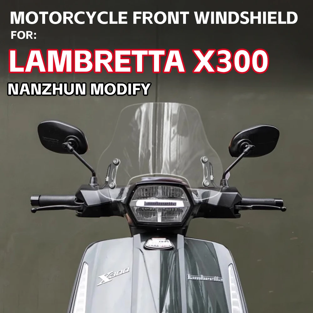 Motorcycle Windshield Windscreen Wind Deflector Side Panel For LAMBRETTA X300 X300 SR X250 X200 2024 2025 Scooter Accessories
Motorcycle Windshield Windscreen Wind Deflector Side Panel For LAMBRETTA X300 X300 SR X250 X200 2024 2025 Scooter Accessories