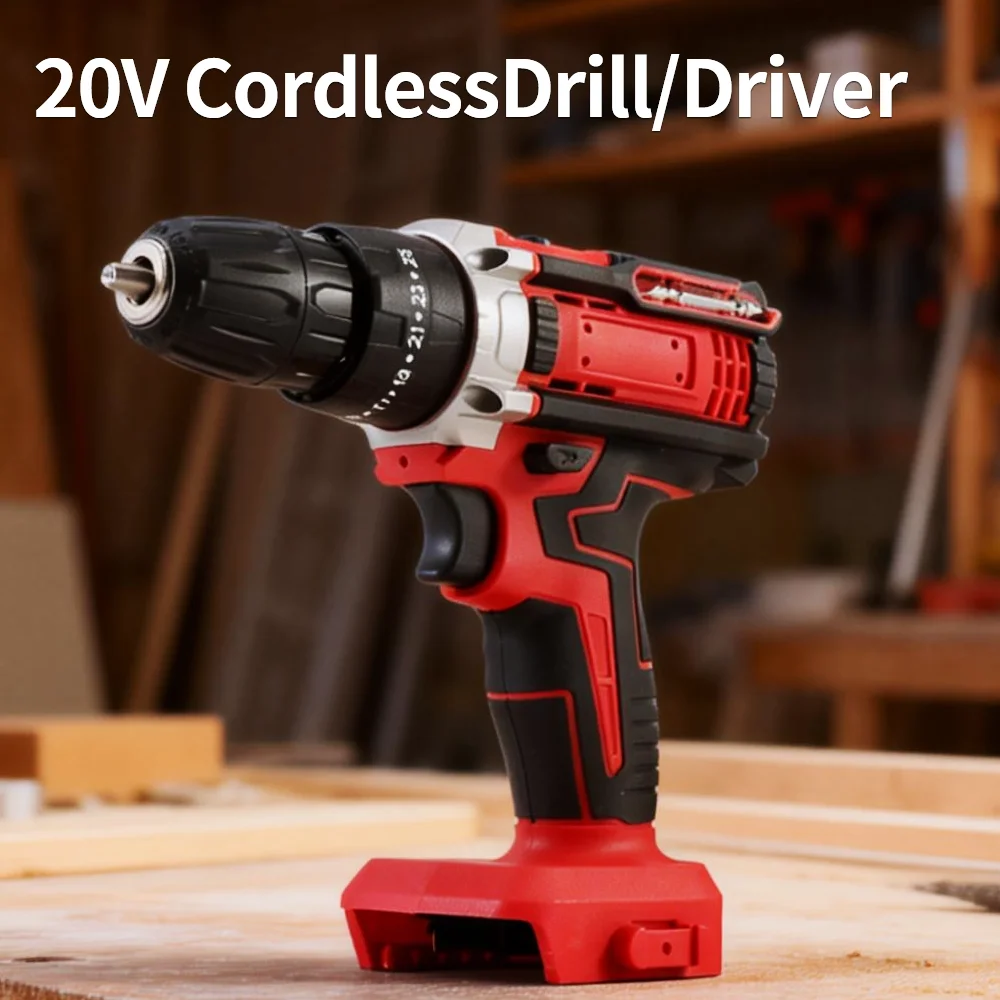 21V Cordless Drill Driver Red Electric Screwdriver Power Tool Compatible with Makita Battery(Only tool)
21V Cordless Drill Driver Red Electric Screwdriver Power Tool Compatible with Makita Battery(Only tool)