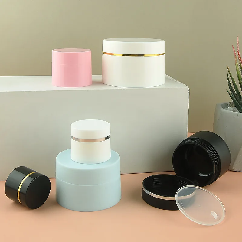 50Pcs 3g 5g 10g 15g 20g 30g 50g Refillable Bottle Empty Tight Waist Container Portable Face Cream Jar with Lid Plastic Cosmetic
50Pcs 3g 5g 10g 15g 20g 30g 50g Refillable Bottle Empty Tight Waist Container Portable Face Cream Jar with Lid Plastic Cosmetic
