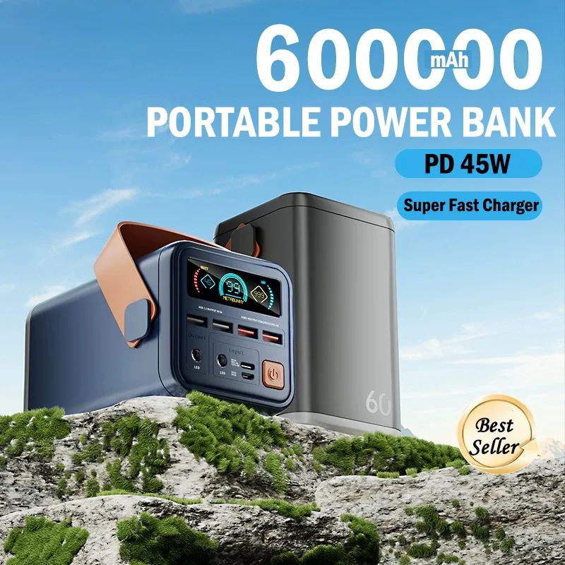 60000mAh PD45W Fast Charger for Xiaomi IPhone Mobile Power Station Outdoor Power Bank for Night Fishing Camping Self-driving
60000mAh PD45W Fast Charger for Xiaomi IPhone Mobile Power Station Outdoor Power Bank for Night Fishing Camping Self-driving