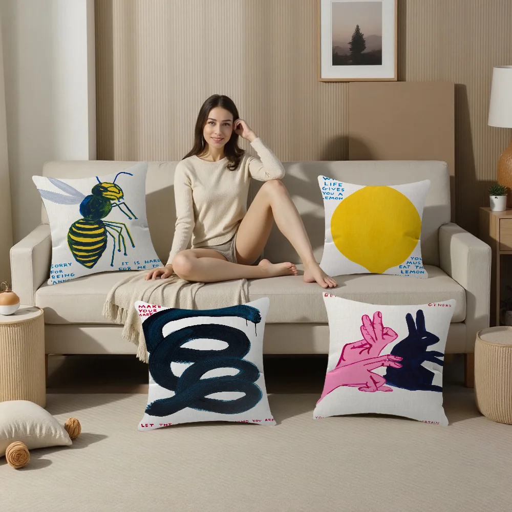 David Shrigley Dachshund Cat Circus Cushion Cover Polyester Sofa Cushions Decorative Throw Pillows Home Decoration Pillowcover 
David Shrigley Dachshund Cat Circus Cushion Cover Polyester Sofa Cushions Decorative Throw Pillows Home Decoration Pillowcover