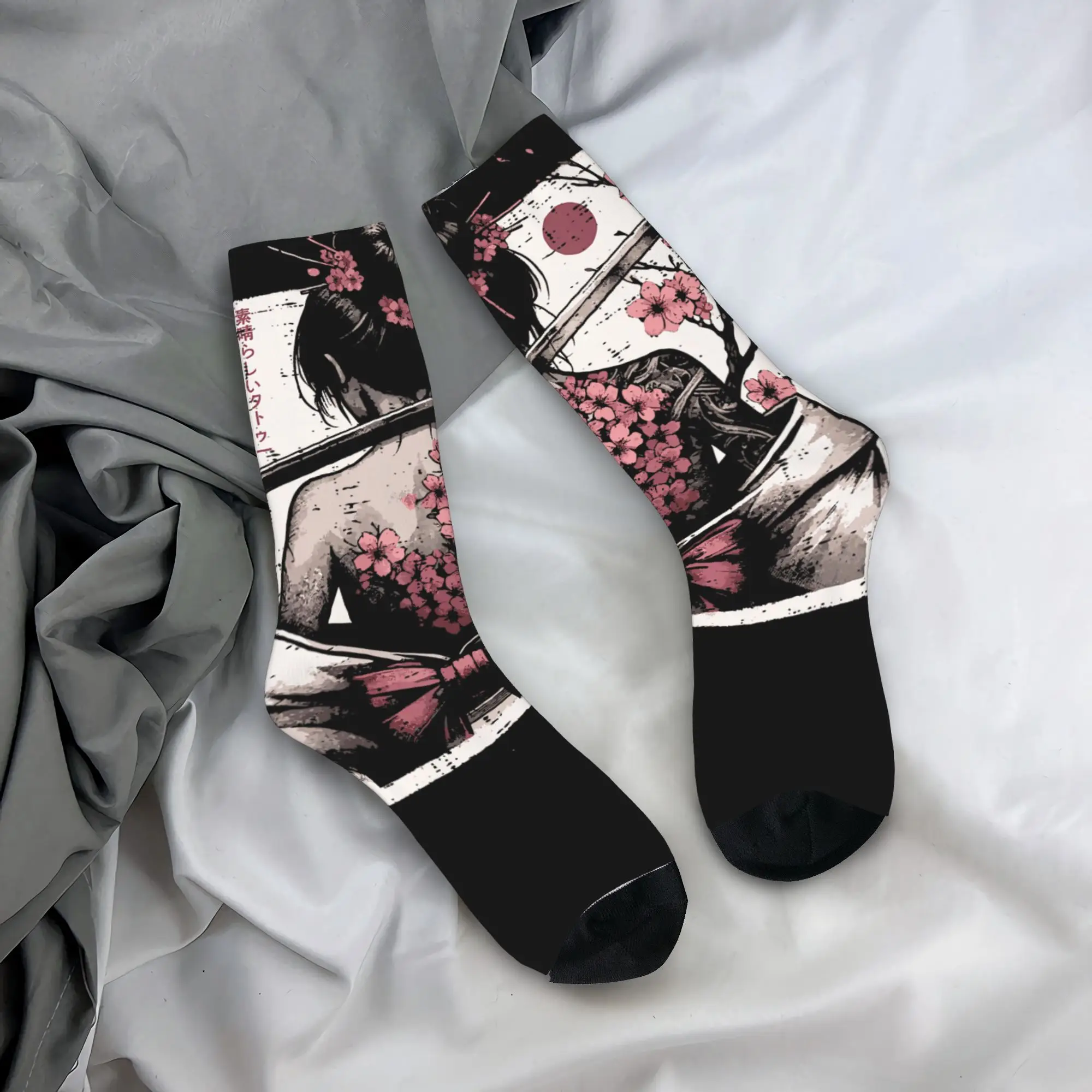 Japanese Woman Cherry Blossom Tattoo Stockings Men's Socks Warm Soft Funny Socks Winter Skateboard Anti Skid Graphic Socks Gift
Japanese Woman Cherry Blossom Tattoo Stockings Men's Socks Warm Soft Funny Socks Winter Skateboard Anti Skid Graphic Socks Gift