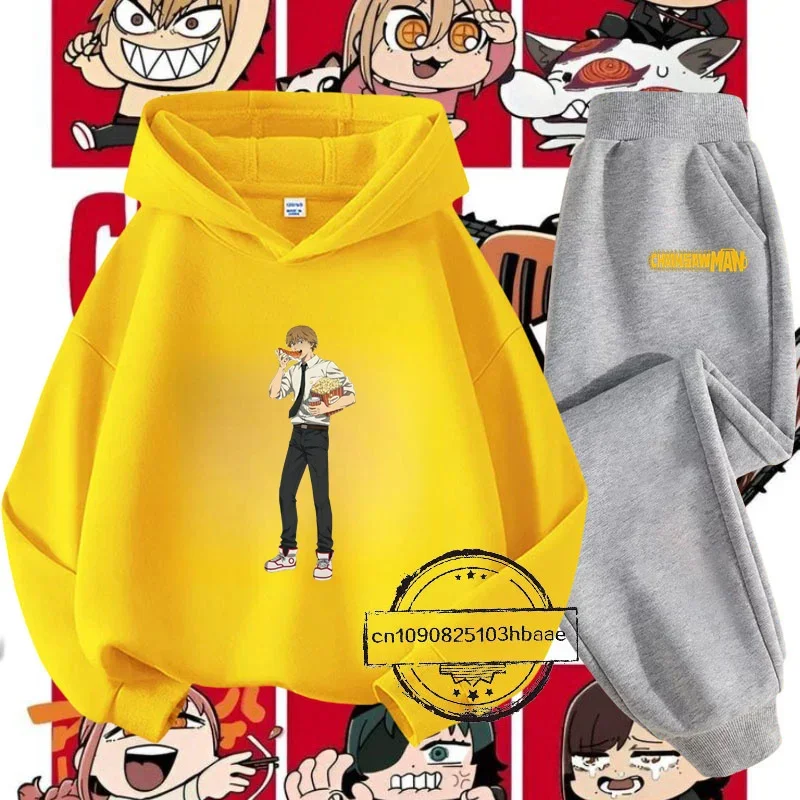 New Chainsaw man children's hoodie set day cartoon cartoon print autumn winter long-sleeved street sports hoodie casual top
New Chainsaw man children's hoodie set day cartoon cartoon print autumn winter long-sleeved street sports hoodie casual top