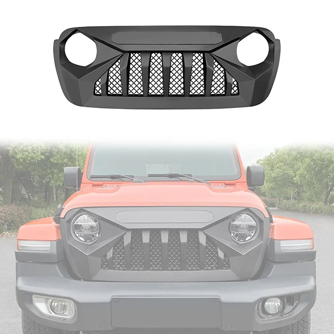 LUMA Front Bumper Car ABS Grill 4x4 Accessories Grille With Light With Spotlights 2018+ For Jeep Wrangler JL Gladiator JT
LUMA Front Bumper Car ABS Grill 4x4 Accessories Grille With Light With Spotlights 2018+ For Jeep Wrangler JL Gladiator JT