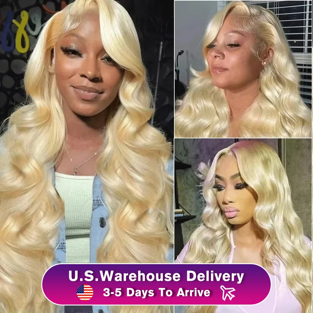613 Blonde Body Wave 13x6 HD Lace Frontal 100 Human Hair Wigs 30 36 Inch Honey Colored Lace Closure Front Wig for Black Women
613 Blonde Body Wave 13x6 HD Lace Frontal 100 Human Hair Wigs 30 36 Inch Honey Colored Lace Closure Front Wig for Black Women