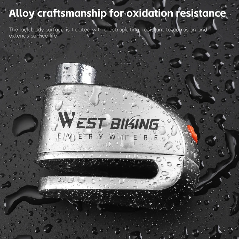 WEST BIKING Waterproof Lock Bike Alarm Lock Scooter Disc Locks Warning Security Anti Theft Bicycle Para Moto Alarma Moto
WEST BIKING Waterproof Lock Bike Alarm Lock Scooter Disc Locks Warning Security Anti Theft Bicycle Para Moto Alarma Moto