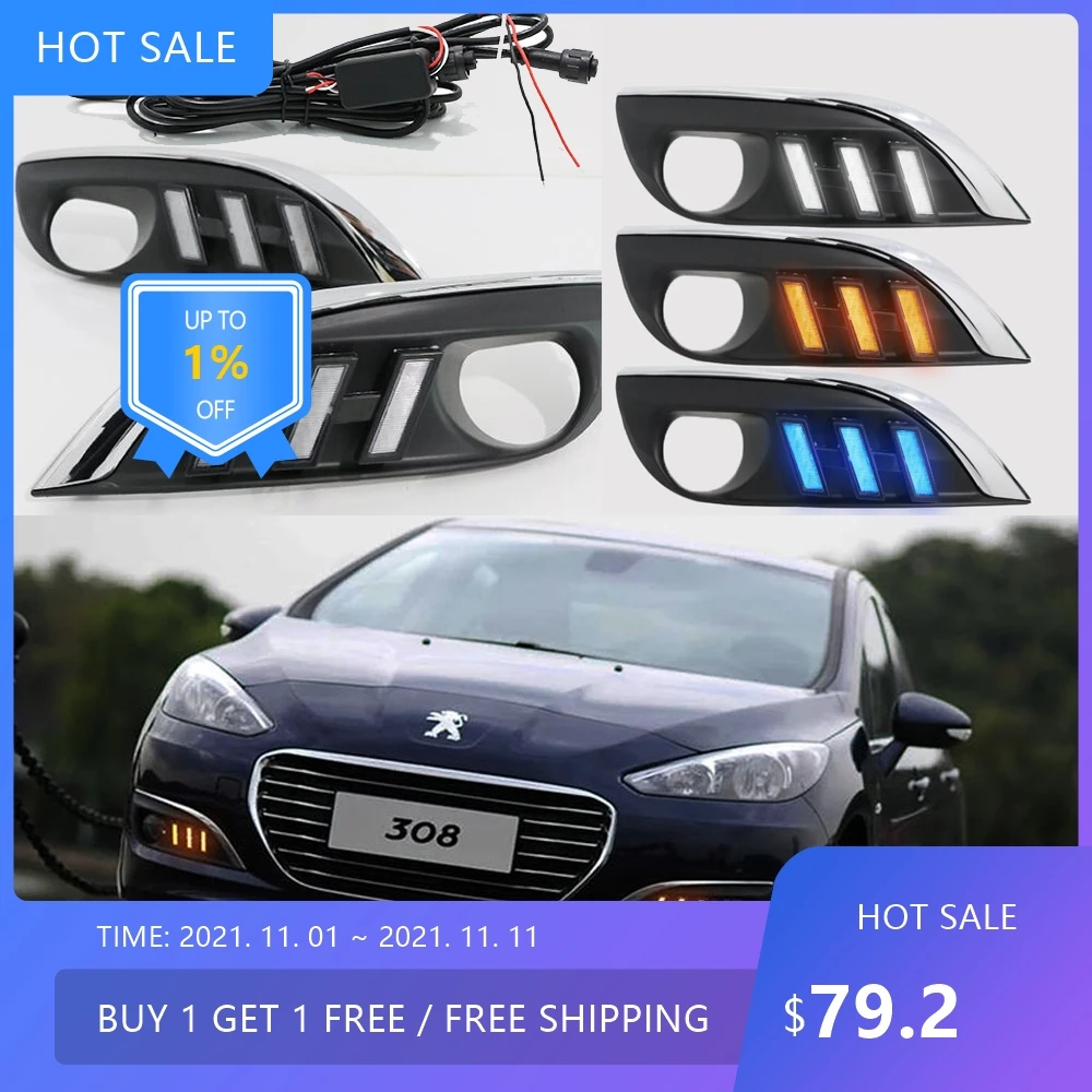 Dynamic auto bumper headlight Peugo 308 daytime light solaris 2012~2015y auto accessories LED headlamp Peugo 308 fog light
Dynamic auto bumper headlight Peugo 308 daytime light solaris 2012~2015y auto accessories LED headlamp Peugo 308 fog light