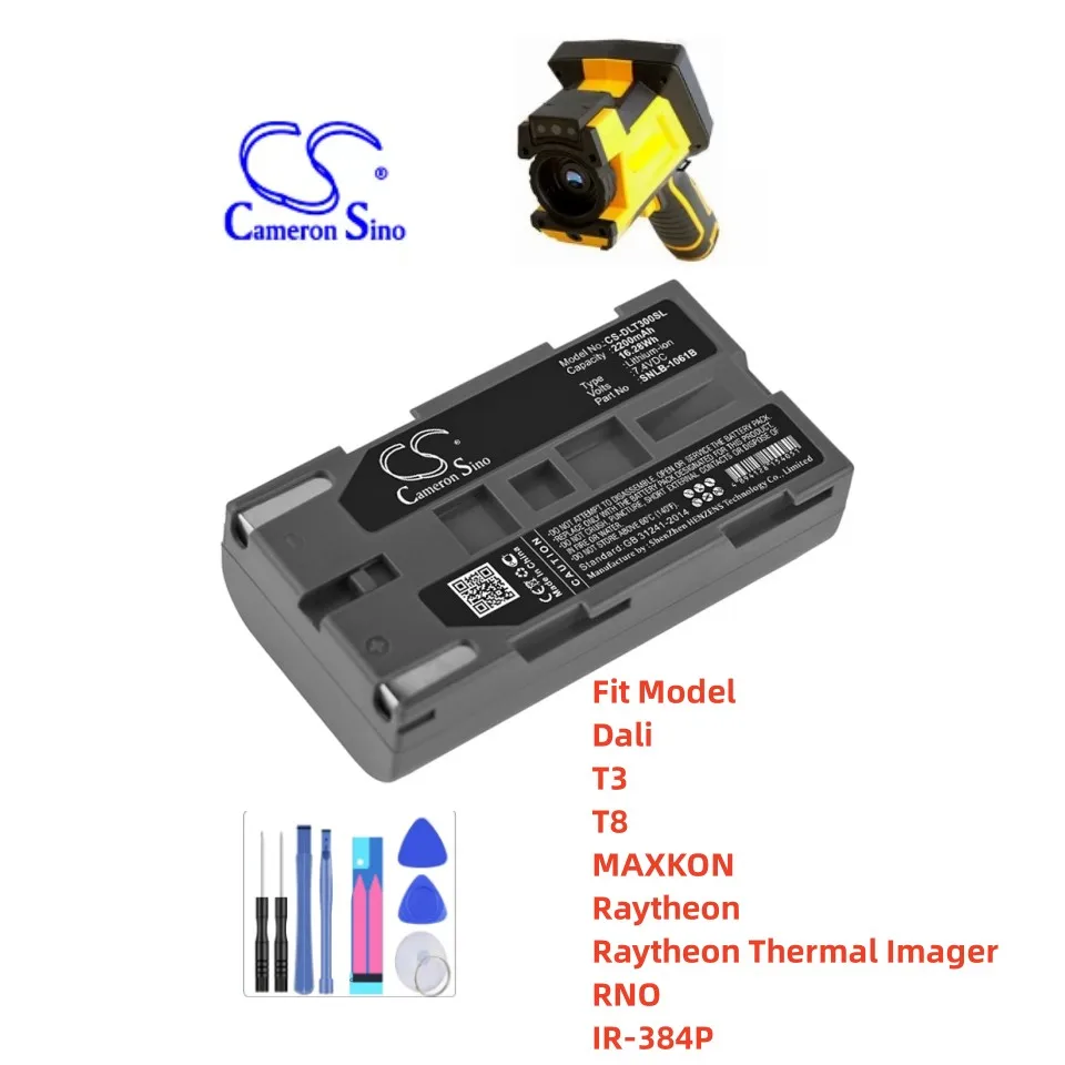 Thermal Camera Battery For Dali HYLB-1061B SNLB-1061B MAXKON RNO T3 T8 Raytheon Raytheon Thermal Imager IR-384P 2200mAh
Thermal Camera Battery For Dali HYLB-1061B SNLB-1061B MAXKON RNO T3 T8 Raytheon Raytheon Thermal Imager IR-384P 2200mAh