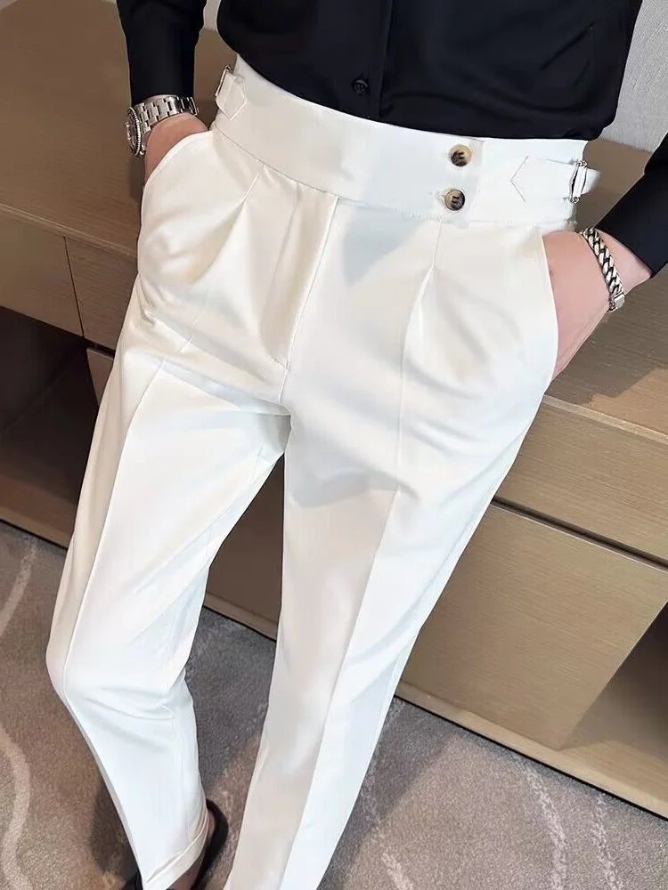 Neapolitan Men's Casual Straight Leg Pants Faion Busin Long Trousers Korean Sle Youth ular Pure Color Iron Free
Neapolitan Men's Casual Straight Leg Pants Faion Busin Long Trousers Korean Sle Youth ular Pure Color Iron Free