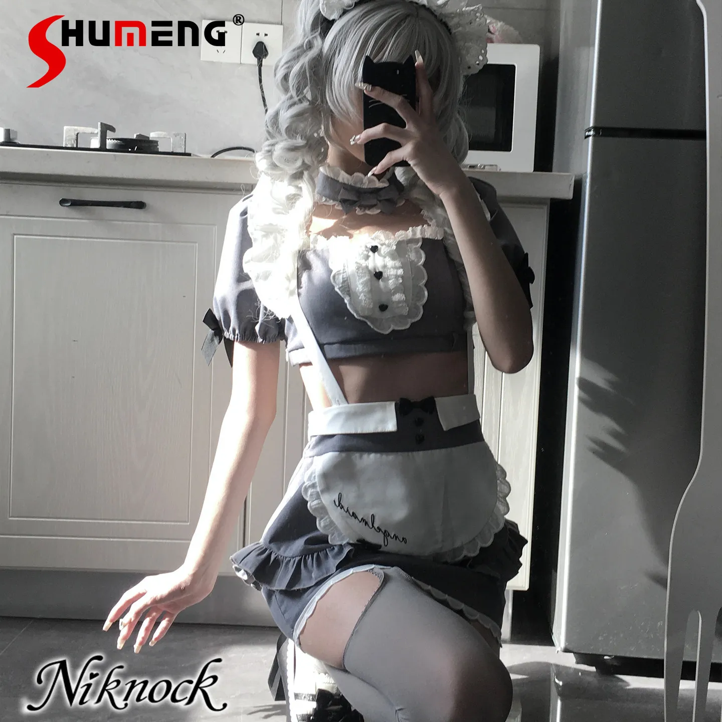 Original Cosplay Maid Outfit 2026 Summer New Japanese Girls Women's Sweet and Cute Short-sleeved Top and Mini Skirt 2-piece Set
Original Cosplay Maid Outfit 2026 Summer New Japanese Girls Women's Sweet and Cute Short-sleeved Top and Mini Skirt 2-piece Set