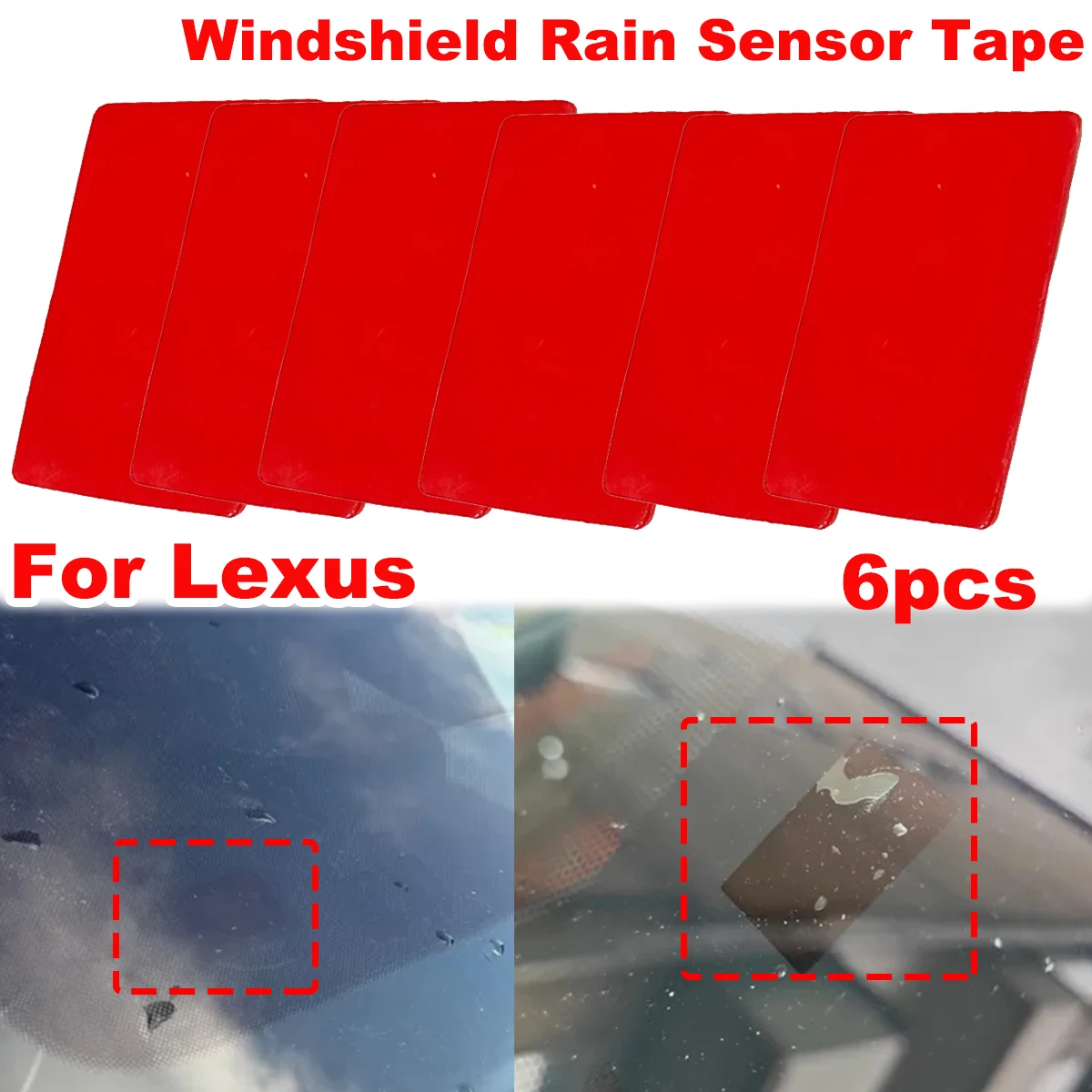 Rain & Light Sensor Gel Adhesive Film Silicone Cushion Pad For Lexus GS300 GS430 GS460 Windscreen Chip Repair Multi-Purpose Tape
Rain & Light Sensor Gel Adhesive Film Silicone Cushion Pad For Lexus GS300 GS430 GS460 Windscreen Chip Repair Multi-Purpose Tape