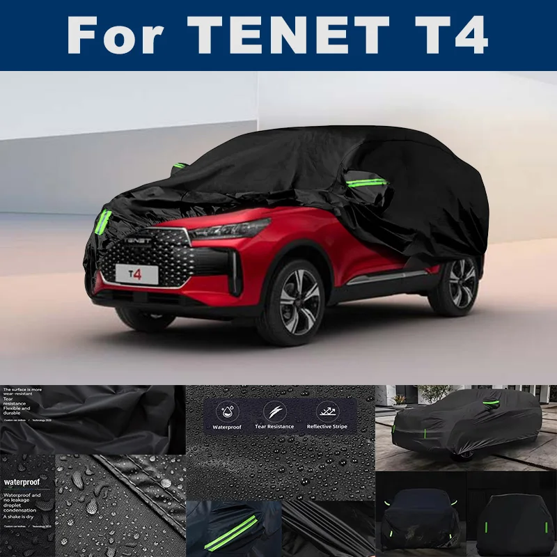 Outdoor Car Cover with Reflective Strips - For TENET T4, Snowproof Dustproof Waterproof Sunproof Shield
Outdoor Car Cover with Reflective Strips - For TENET T4, Snowproof Dustproof Waterproof Sunproof Shield