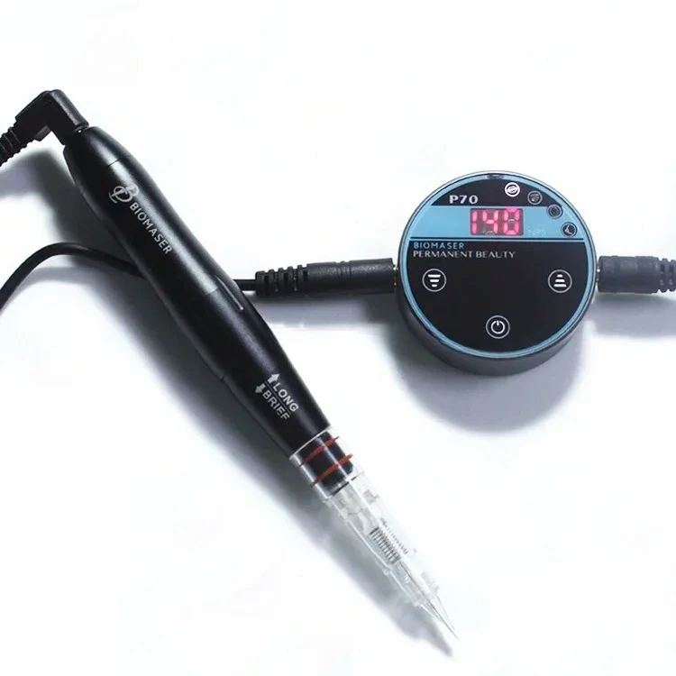 Biomaser P70 Smart Tattoo — машина для микропигментации полуперманентного макияжа с сильным двигателем 12 В ()
Biomaser P70 Smart Tattoo — машина для микропигментации полуперманентного макияжа с сильным двигателем 12 В ()