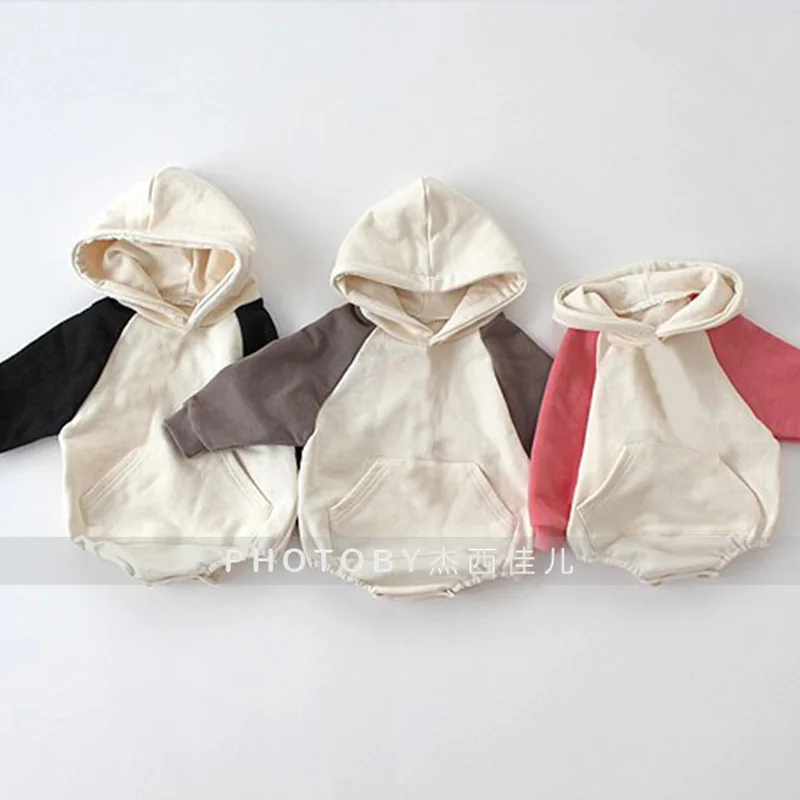 Baby Clothing 2023 Spring and Autumn New Onesies Baby Boys and Girls Korean Style Fashion Color Patchwork Hoodie Romper
Baby Clothing 2023 Spring and Autumn New Onesies Baby Boys and Girls Korean Style Fashion Color Patchwork Hoodie Romper