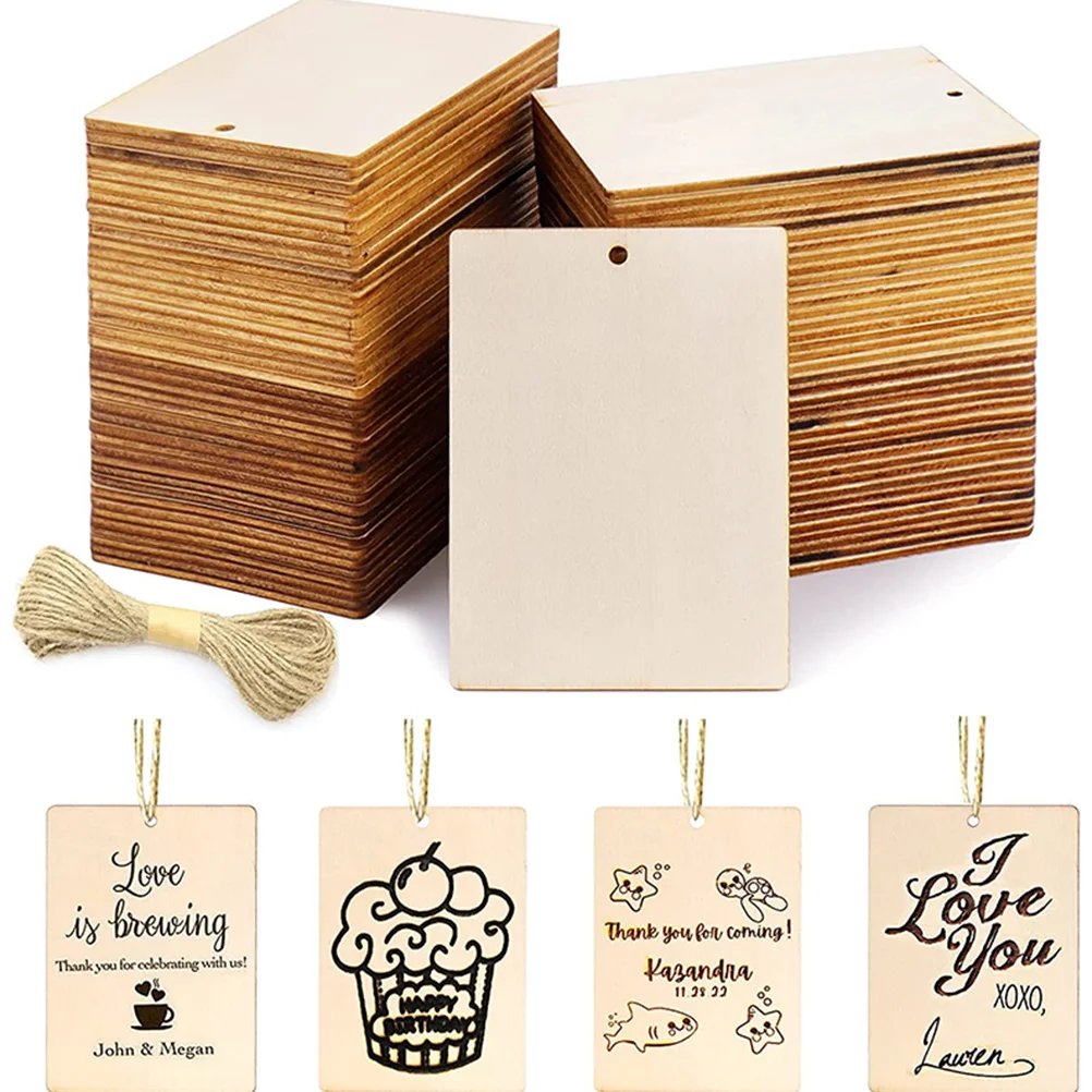 1 set Wooden Labels Unfinished Rectangular DIY Diy Hanging Crafts Tags Blank Wood Chips Hole for Crafts Packaging
1 set Wooden Labels Unfinished Rectangular DIY Diy Hanging Crafts Tags Blank Wood Chips Hole for Crafts Packaging