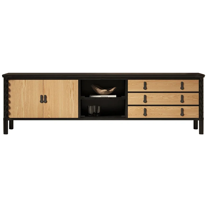 Solid wood TV cabinet American medieval living room coffee table TV cabinet combination locker 
Solid wood TV cabinet American medieval living room coffee table TV cabinet combination locker