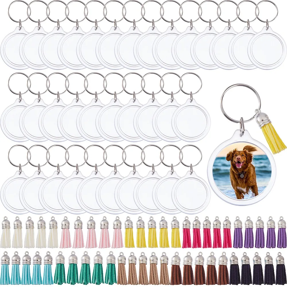 50Pcs Acrylic Keychain Blanks 50Pcs 10 Colors Suede Tassel Pendant Decorations with CCB Plastic Cord Ends Mixed Color 77mm
50Pcs Acrylic Keychain Blanks 50Pcs 10 Colors Suede Tassel Pendant Decorations with CCB Plastic Cord Ends Mixed Color 77mm