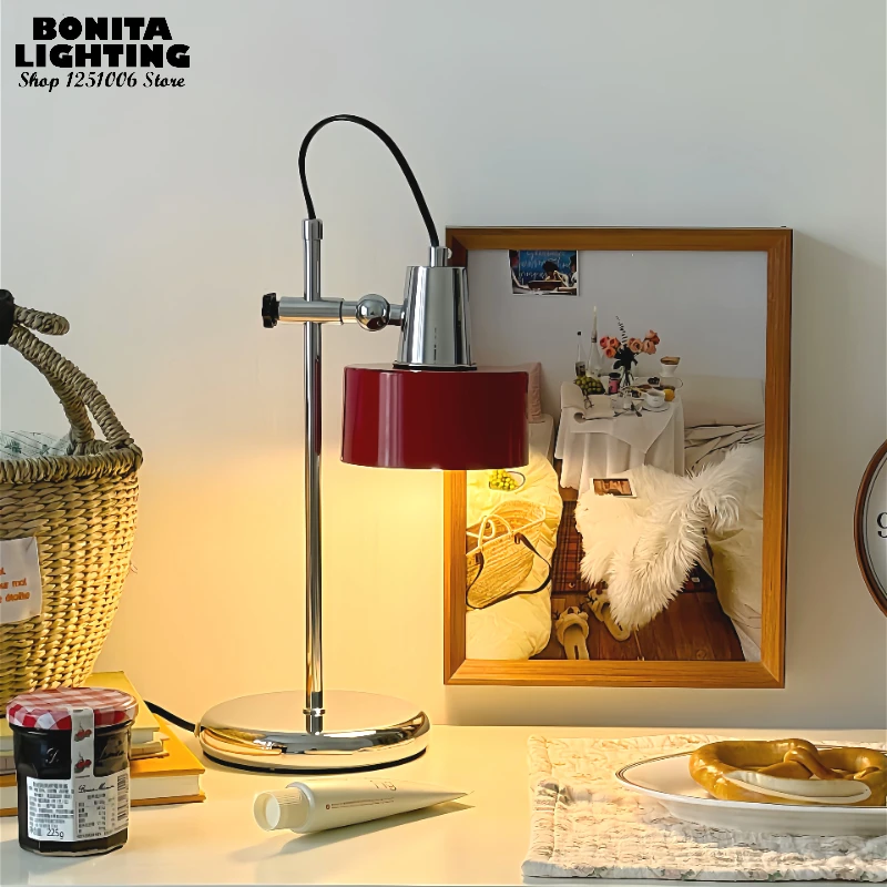 Vintage Reading Table Lamp, Italian Design Desk Light with 350° Adjustable, Study Bedroom Decor Eye-Caring Desktop Lighting
Vintage Reading Table Lamp, Italian Design Desk Light with 350° Adjustable, Study Bedroom Decor Eye-Caring Desktop Lighting