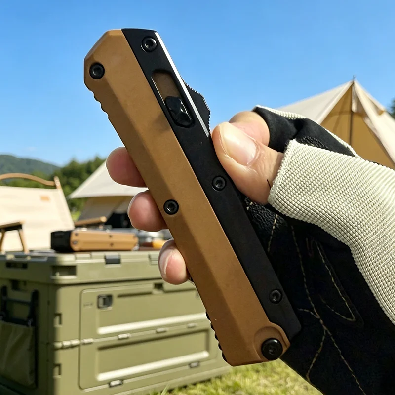Glykon Micro Tactical OTF TECH Knife D2 Steel Blade Zinc Aluminum Handle EDC Pocket Knife for Outdoor Camping Hunting Self Defen
Glykon Micro Tactical OTF TECH Knife D2 Steel Blade Zinc Aluminum Handle EDC Pocket Knife for Outdoor Camping Hunting Self Defen
