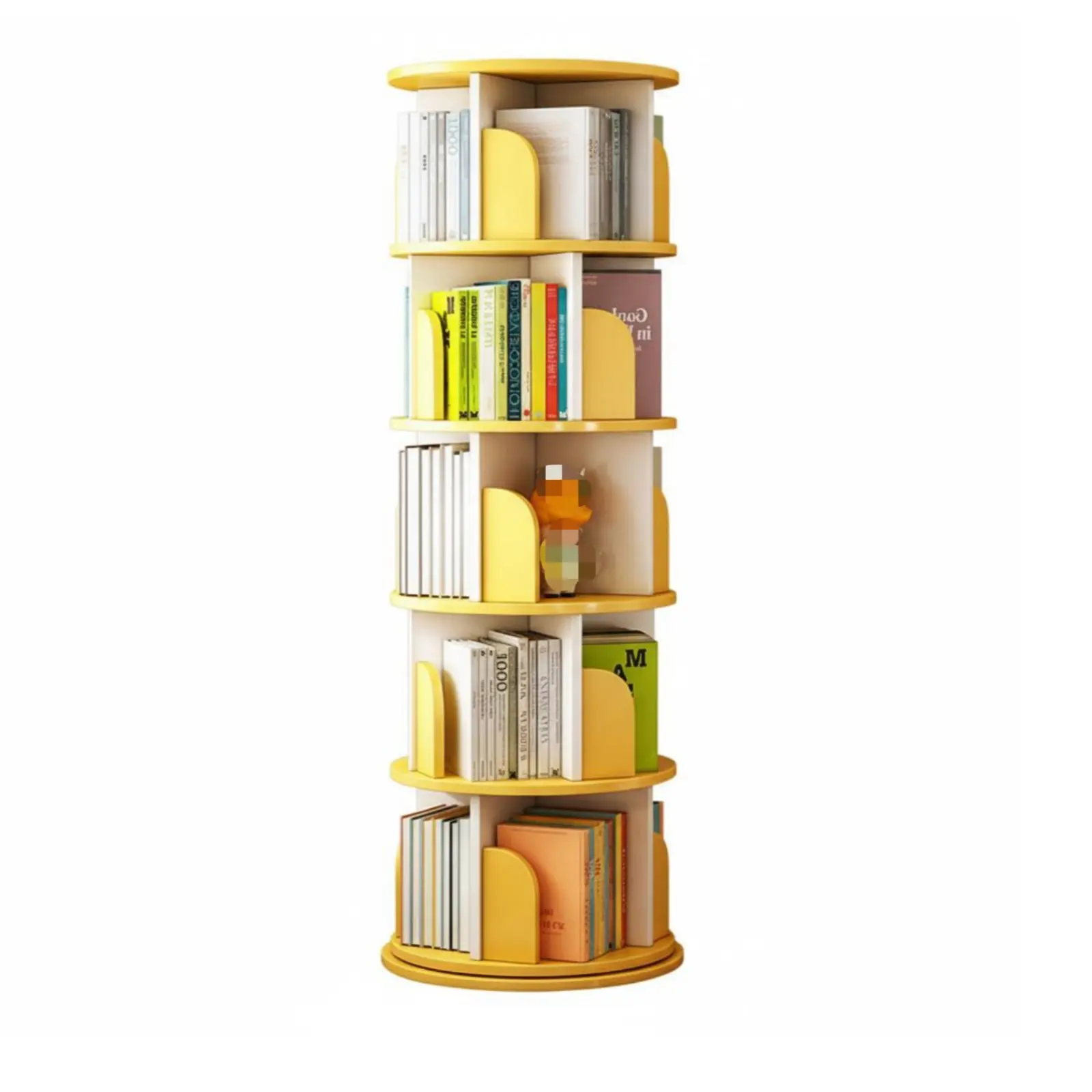 360 Revolving Book Rack Nordic Aesthetic Revolving Book Tower Space-Saving Stable Base for Apartment Dwellers, Homeowners
360 Revolving Book Rack Nordic Aesthetic Revolving Book Tower Space-Saving Stable Base for Apartment Dwellers, Homeowners