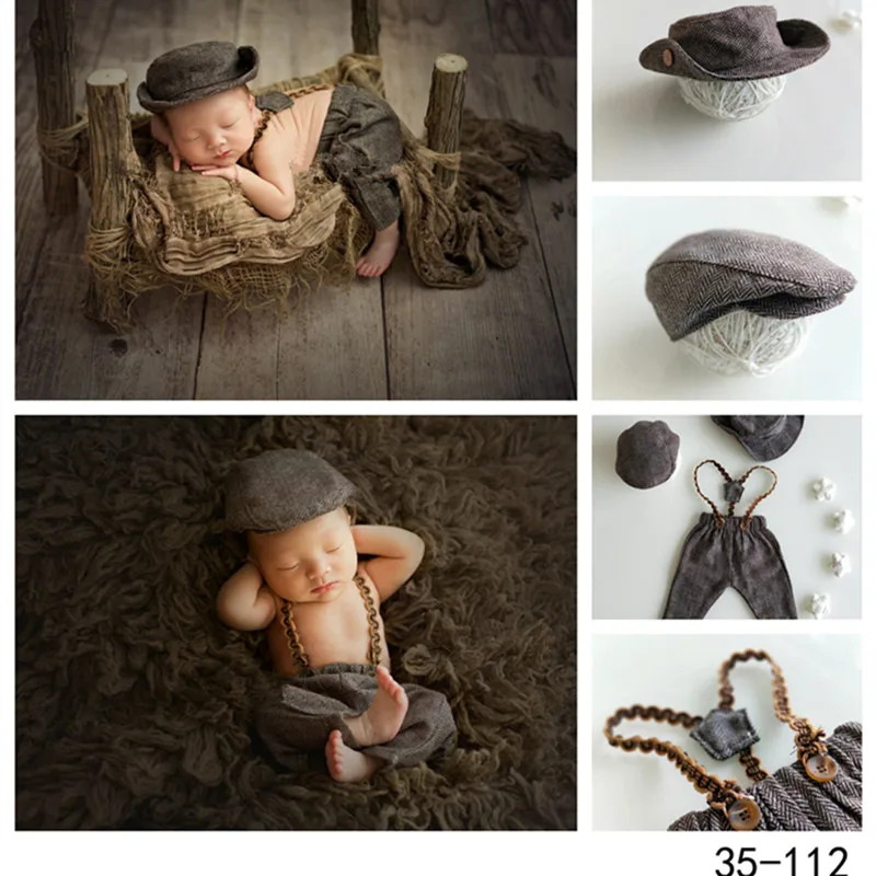 Newborn photography clothing 100 days baby photographic studio art full moon photo suspender trousers
Newborn photography clothing 100 days baby photographic studio art full moon photo suspender trousers