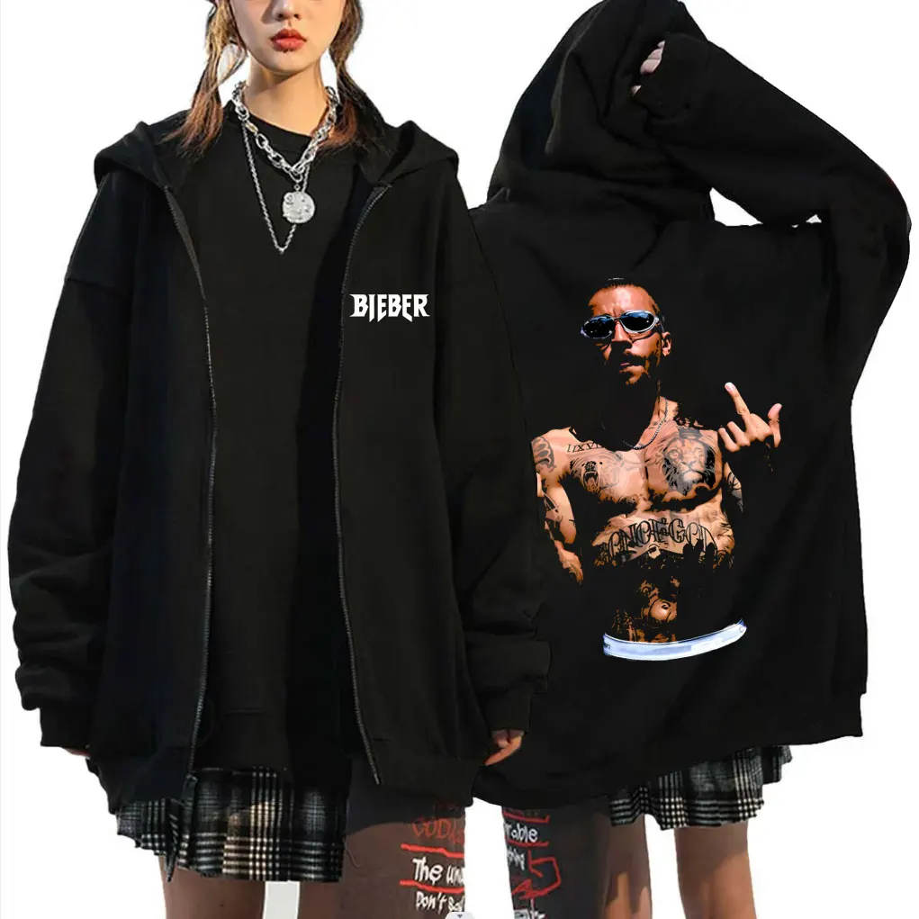 Justin Bieber Middle Finger Graphic Zipper Hoodie Coachella 2026 Merch Zip Up Jacket Men's Hip Hop Oversized Zip Up Sweatshirts
Justin Bieber Middle Finger Graphic Zipper Hoodie Coachella 2026 Merch Zip Up Jacket Men's Hip Hop Oversized Zip Up Sweatshirts