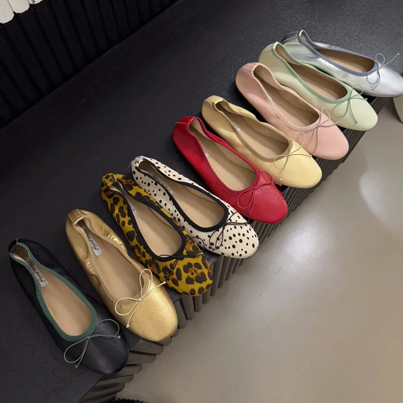 Pink Round Toe Ballet Flats Ladies Shoes Fashion Butterfly-Knot Female Slip On Footwear New Spring Summer Flats Shoes For Women
Pink Round Toe Ballet Flats Ladies Shoes Fashion Butterfly-Knot Female Slip On Footwear New Spring Summer Flats Shoes For Women
