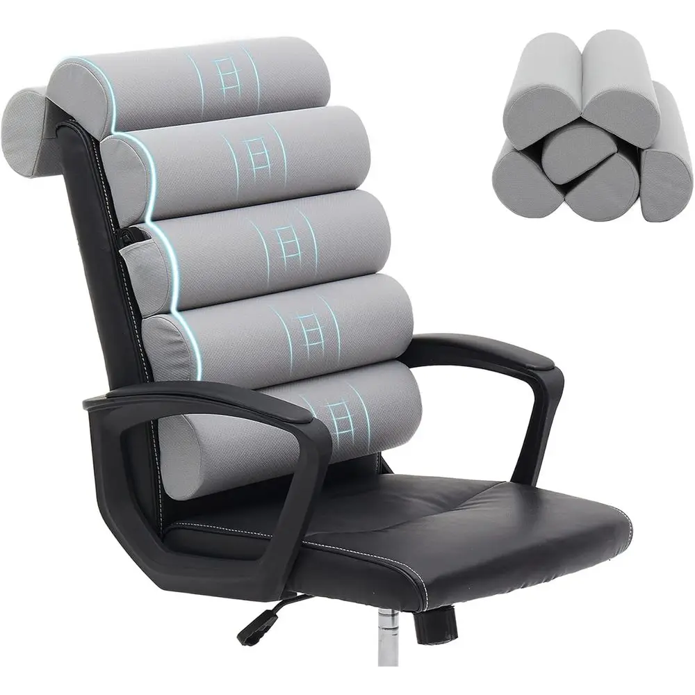 Adjustable Ergonomic Lumbar Support Cushion with Mesh Cover for Office and Gaming Chairs, Relieves Back Pain
Adjustable Ergonomic Lumbar Support Cushion with Mesh Cover for Office and Gaming Chairs, Relieves Back Pain