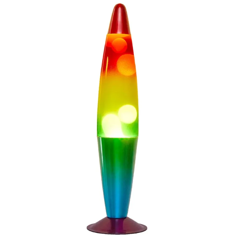 16-дюймовая вулканная лампа Rainbow Lava Motion, белый воск, металлическое основание с радужной окраской
16-дюймовая вулканная лампа Rainbow Lava Motion, белый воск, металлическое основание с радужной окраской