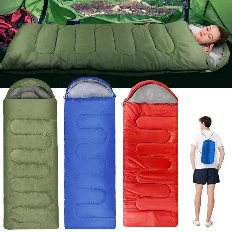 Sleeping Bag Outdoor Camping Single Bags Hiking Thermal 25℃ Winter Spring Autumn
Sleeping Bag Outdoor Camping Single Bags Hiking Thermal 25℃ Winter Spring Autumn