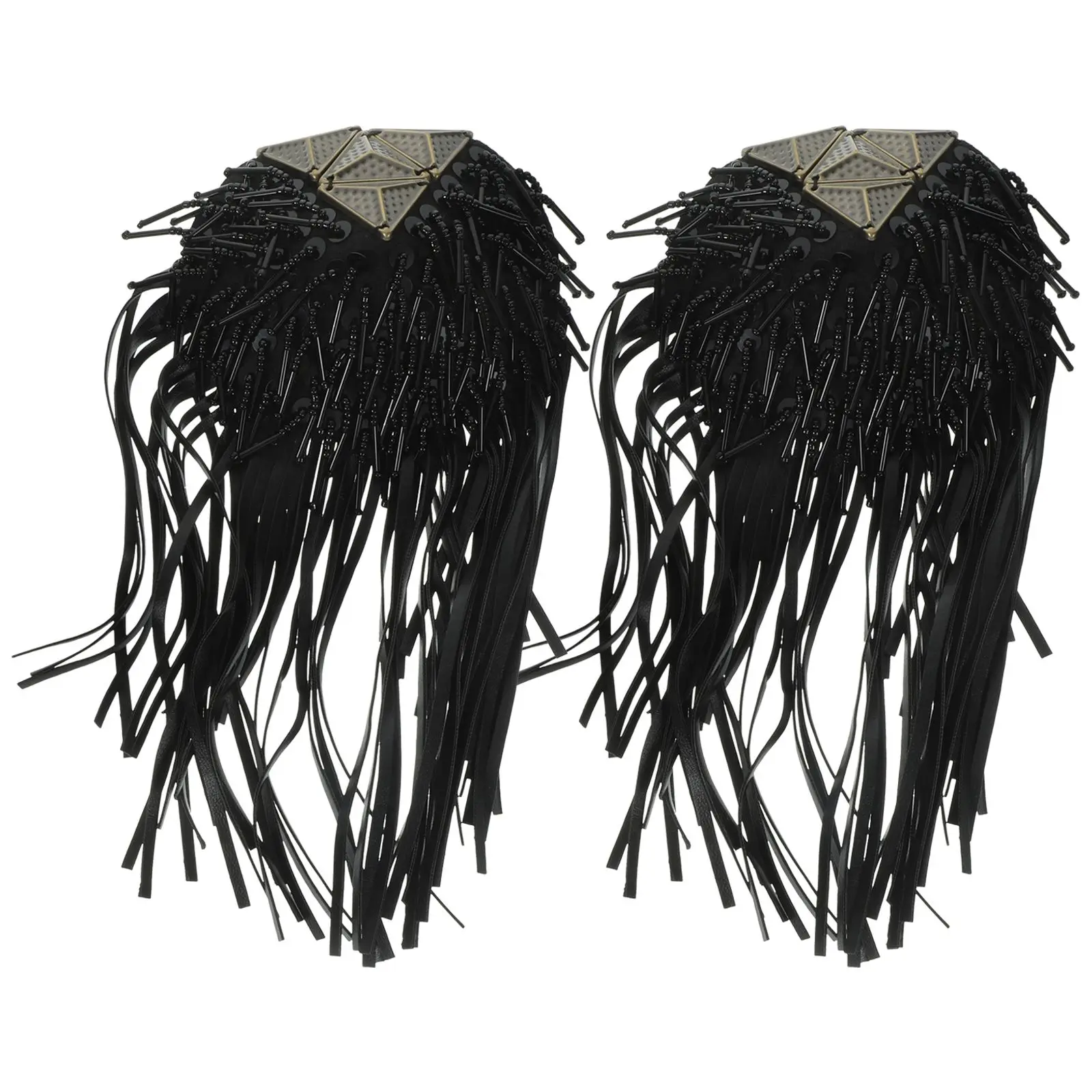 2Pcs Shoulder Epaulets Tassel Decorations Fashionable Black Alloy Badge Boards Lightweight Durable Fringe Ornaments
2Pcs Shoulder Epaulets Tassel Decorations Fashionable Black Alloy Badge Boards Lightweight Durable Fringe Ornaments