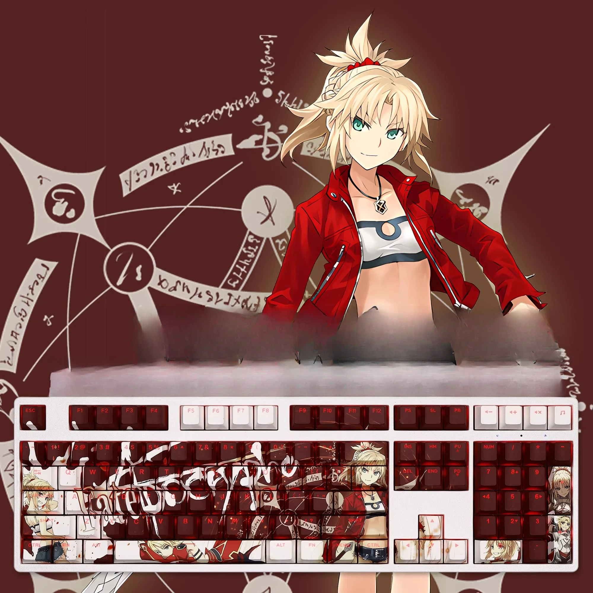 Набор из 108 клавиш PBT с аниме-персонажами Mordred Cute Sexy Girl, профиль Cherry, для механических клавиатур с переключателями MX, для игровых и кастомных клавиатур
Набор из 108 клавиш PBT с аниме-персонажами Mordred Cute Sexy Girl, профиль Cherry, для механических клавиатур с переключателями MX, для игровых и кастомных клавиатур