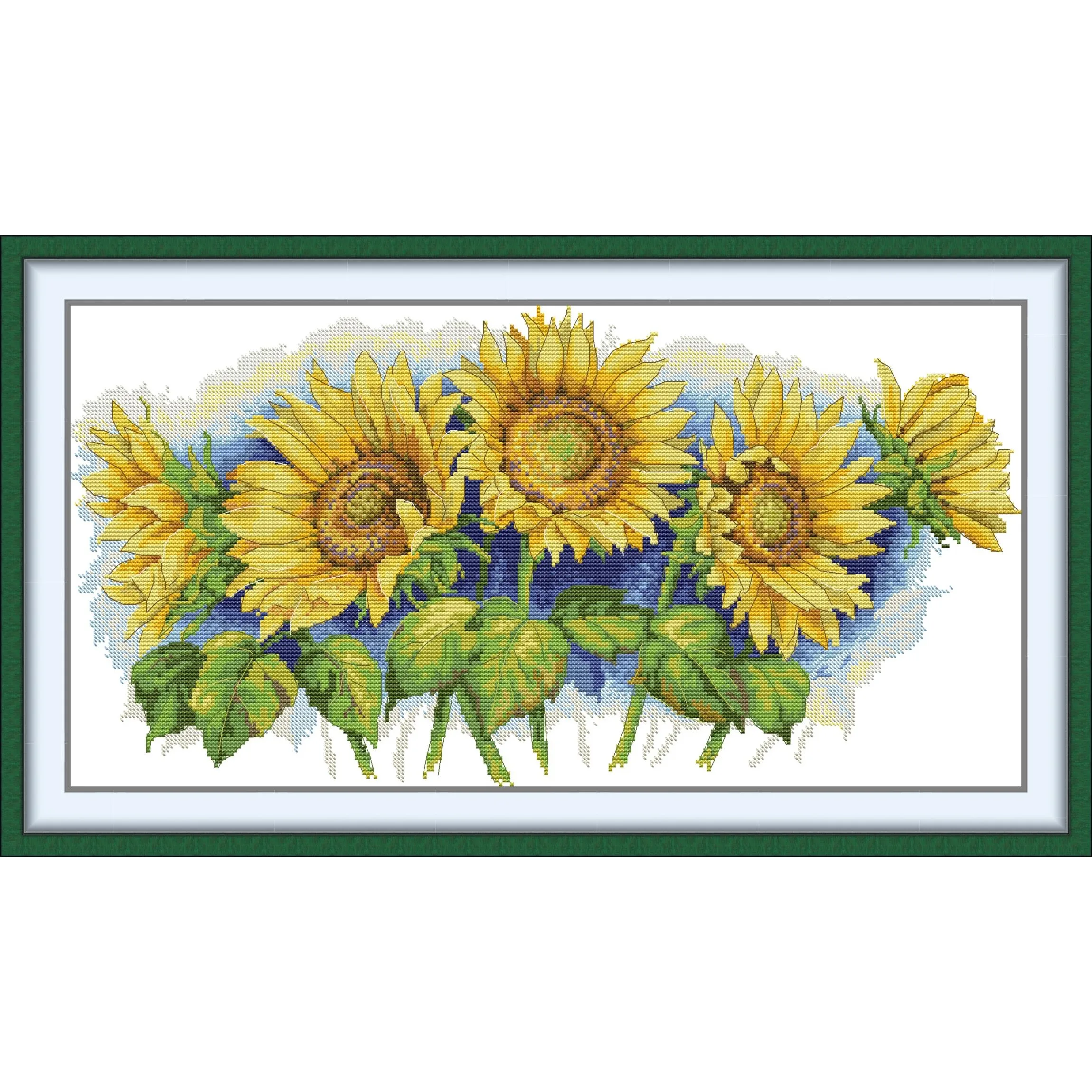 Joy Sunday Pre-printed Cross Stitch Kit Easy Pattern Aida Stamped Fabric Embroidery Set-Bright Sunflowers
Joy Sunday Pre-printed Cross Stitch Kit Easy Pattern Aida Stamped Fabric Embroidery Set-Bright Sunflowers