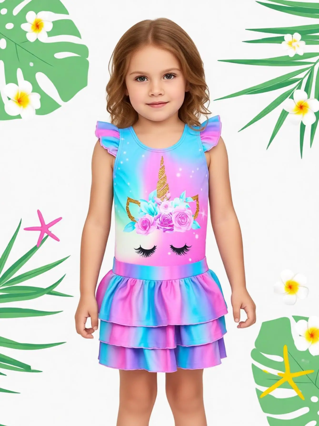Baby Girls Unicorn One Piece Swimsuit Sun Protection Swimwear Toddler Bathing Suit Beach Swim Dress New Rash Guard Beachwear
Baby Girls Unicorn One Piece Swimsuit Sun Protection Swimwear Toddler Bathing Suit Beach Swim Dress New Rash Guard Beachwear