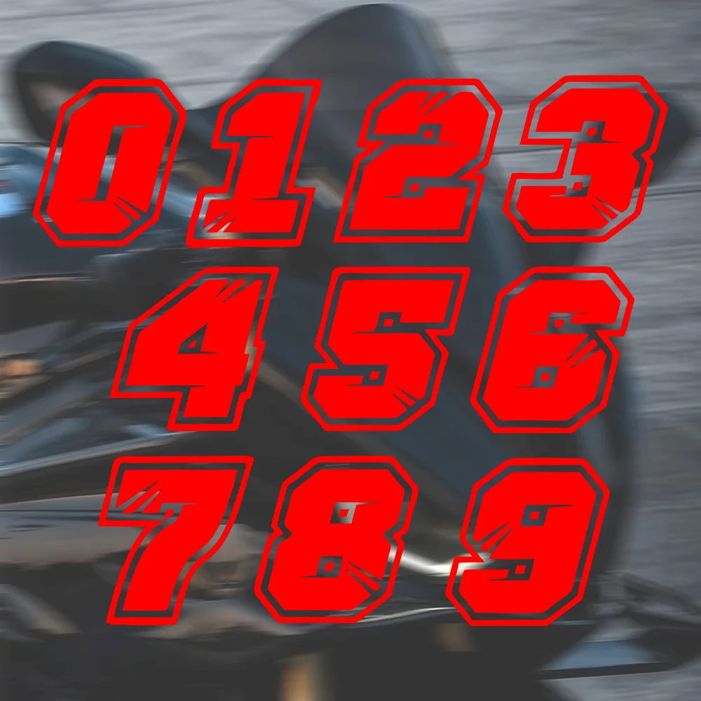 A Set of 2 Racing Number Stickers, Suitable for Motorcycles, Cars, Helmets, Car Windows, Bumpers, and Off-road Motorcycles
A Set of 2 Racing Number Stickers, Suitable for Motorcycles, Cars, Helmets, Car Windows, Bumpers, and Off-road Motorcycles