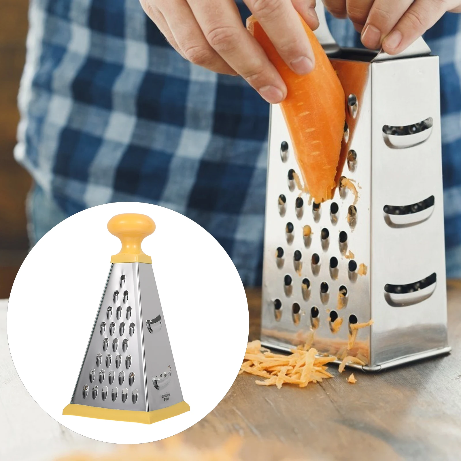 Stainless Steel Multifunction Garlic Tool Anti-Slip Silicone Handle Vegetable Slicer Box Grater Multipurpose Grater Kitchen
Stainless Steel Multifunction Garlic Tool Anti-Slip Silicone Handle Vegetable Slicer Box Grater Multipurpose Grater Kitchen